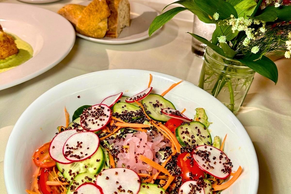 Spring Salad at Gather55 in Hartford, CT